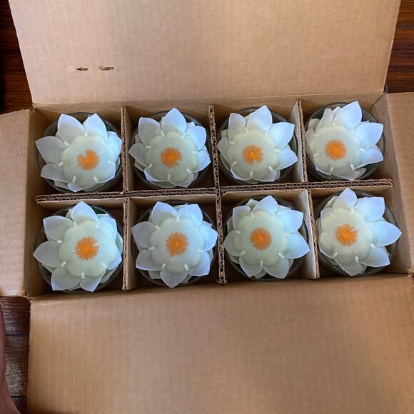 Retro 1950's Lotus Dessert Dishes By Rubel - Picture 2 of 9